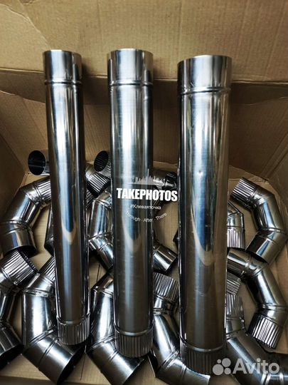 Труба для, печи 60, 65, 70, 80 в зимнюю палатку