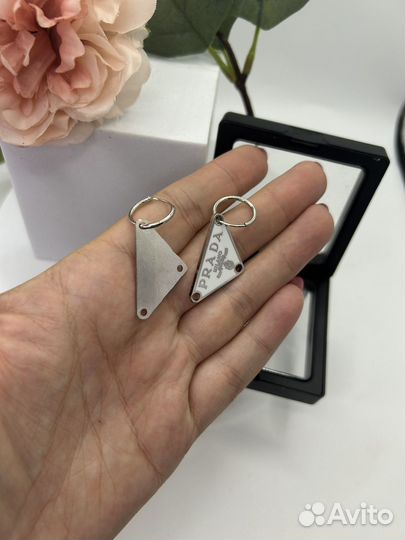 Серьги prada