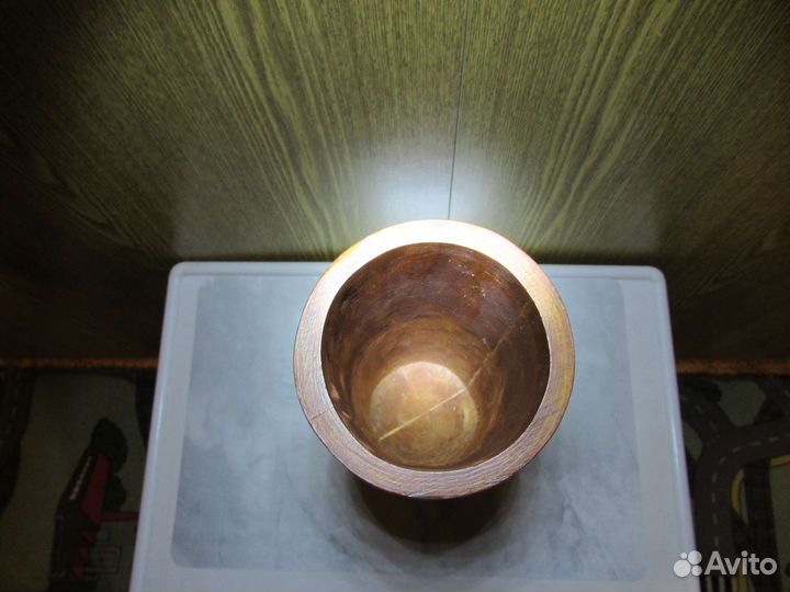 Ваза резная для икебан. Ручная работа по дереву