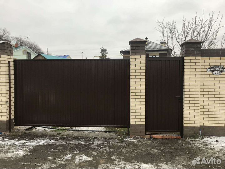 Автоматические откатные ворота