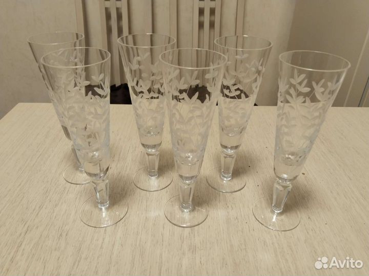 Фужеры хрустальные СССР