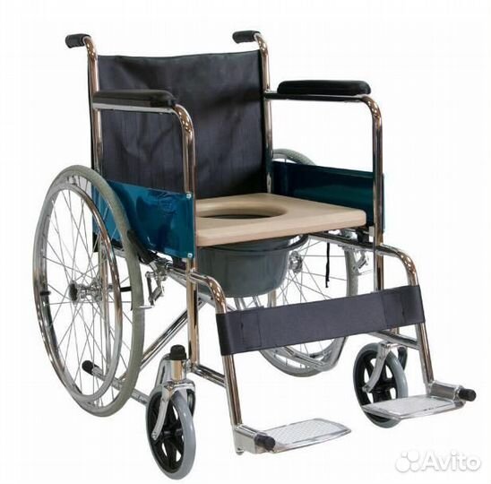 Кресло коляска инвалидная с туалетом FS681