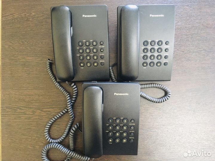 Телефон panasonic KX-TS2350RUB (черный)