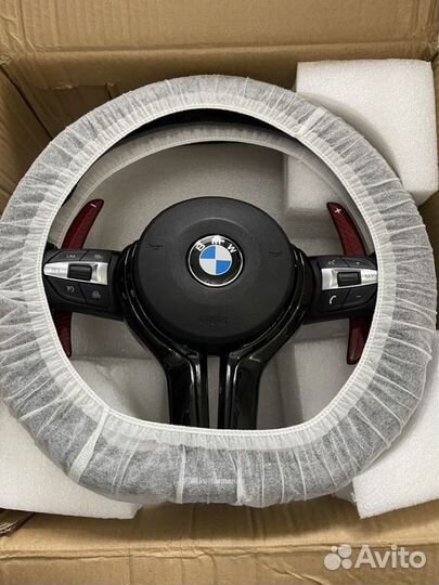 Руль кованый карбон с тахометром BMW F30 f32 f36