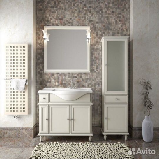 Зеркало Opadiris Санрайз 90 Z0000006353 Слоновая кость