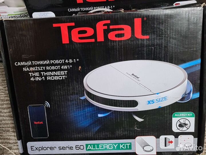 Моющий робот пылесос Tefal serie 60