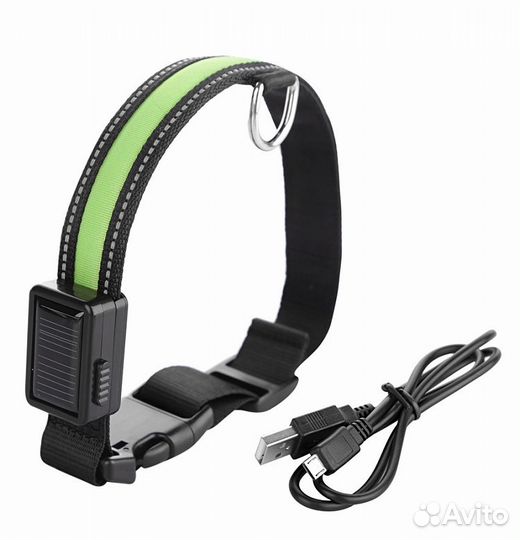Светящийся ошейник для собак
