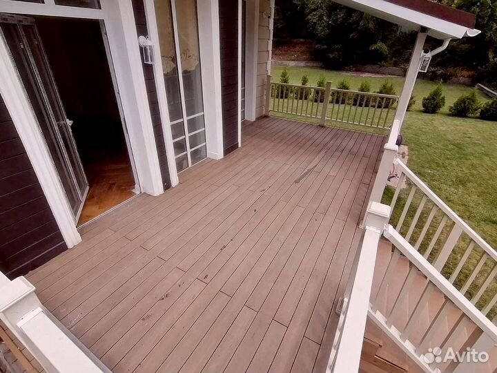 Террасная доска из дпк / Палубная доска