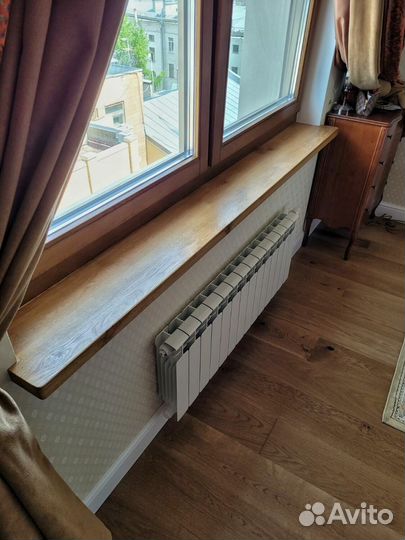 Подоконник деревянный