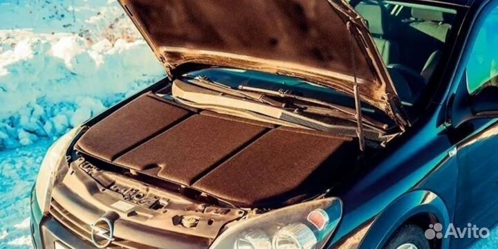 Тепло-Шумоизоляция капота опель