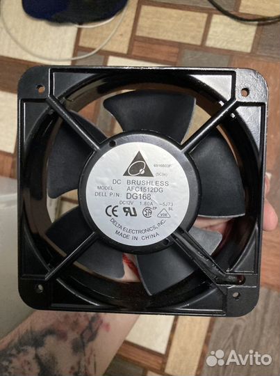 Вентилятор delta afc1512dg 1,80A в наличии