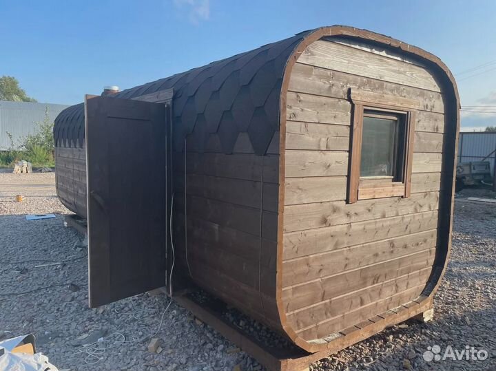 Баня Бочка Квадро