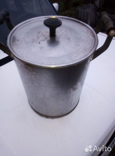 Кастрюля камбузная из нержавейки судевая