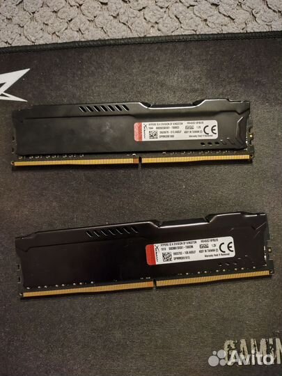 Оперативная память ddr4 2x8gb 3200 hyperx