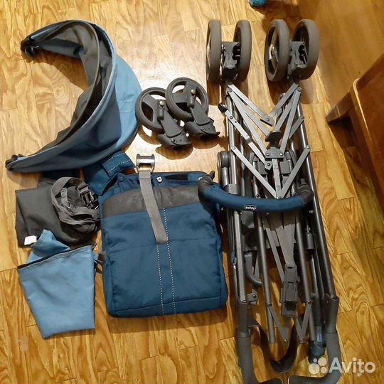 Прогулочная коляска chicco lite WAY TOP 2 Blue (с