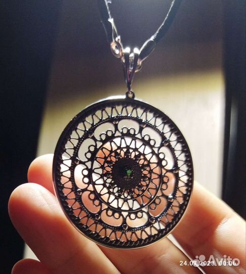 Серебряный кулон