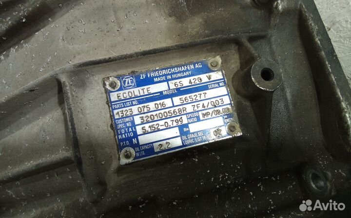 МКПП Opel Movano (2010–2019)