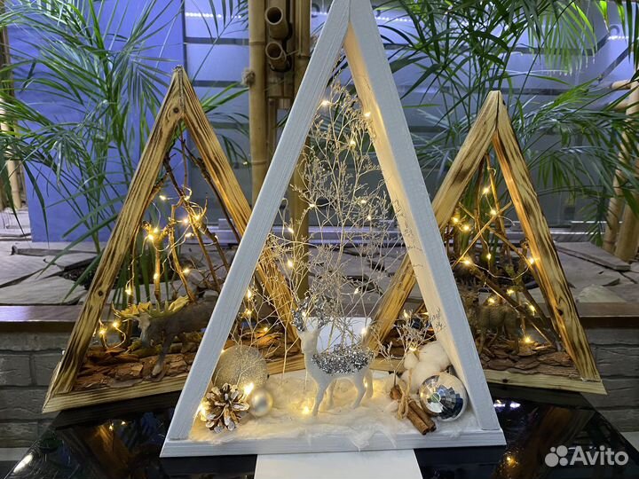 Елки из дерева / декор для дома