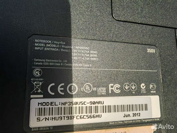 Ноутбук Samsung