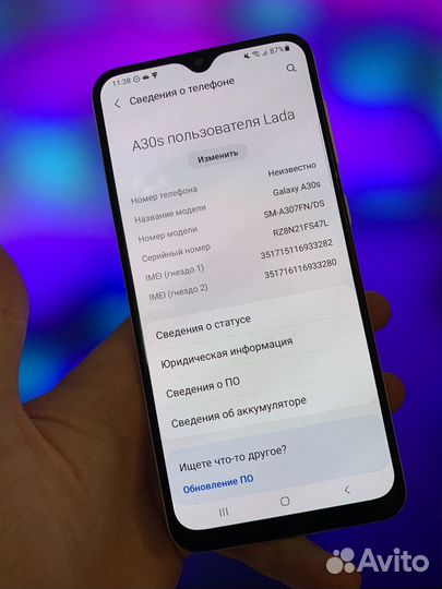 Samsung Galaxy A30s, 4/64 ГБ