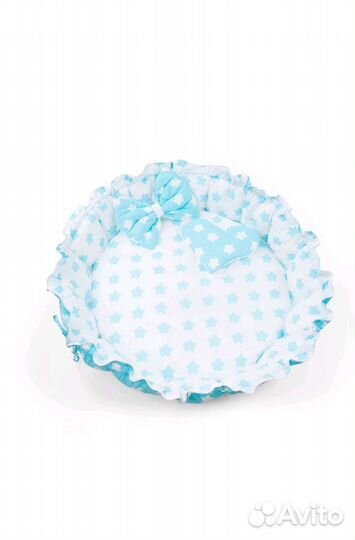 Подушка в круглую кроватку