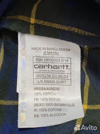 Рубашка Carhartt XL