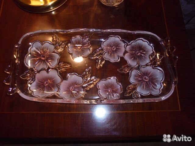 Walter Glas цв рельеф стекло для сервир стола Герм