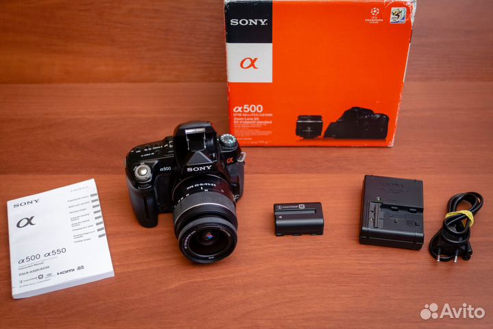 Фотоаппарат Sony Alpha dslr-A500 Kit