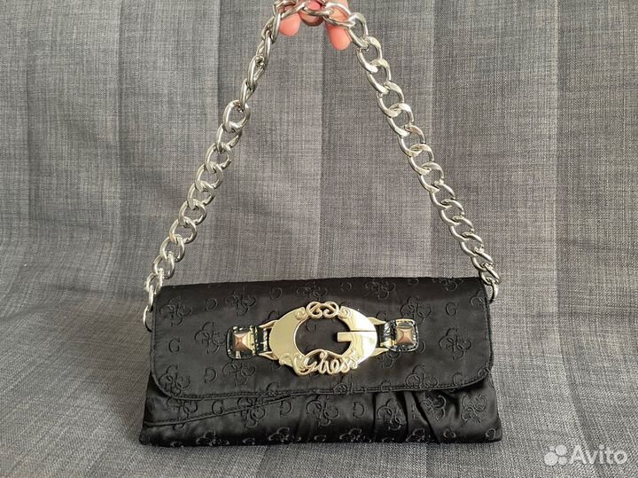 Guess Оригинал багет сумка coach juicy dolce