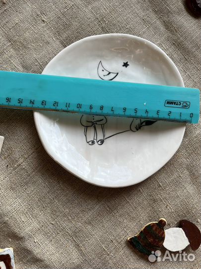 Тарелка декоративная «Маленький принц» (керамика)