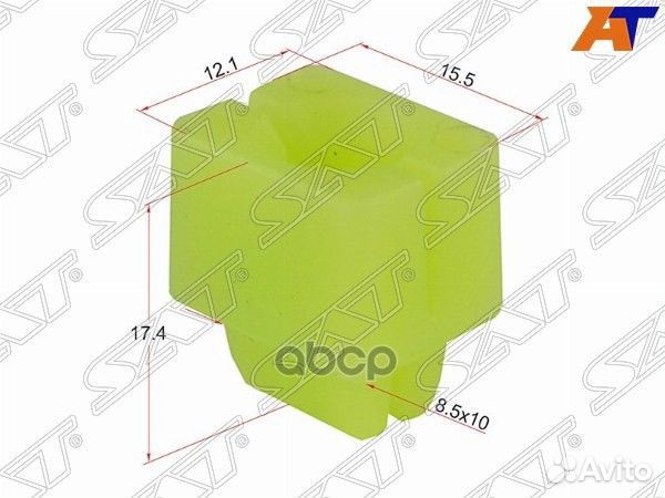 Клипса фиксатор механизма дверей (1 шт.) stm114