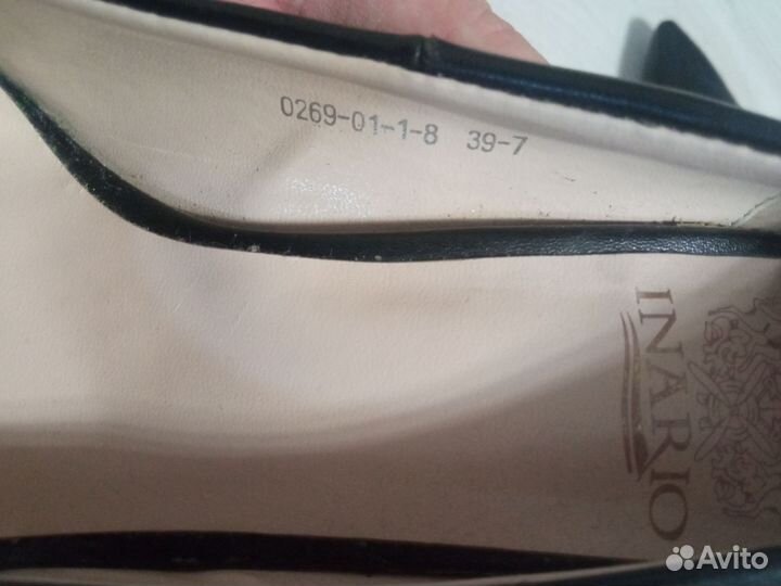 Туфли женские 39 размер черные