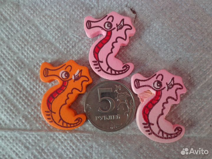 Творчество и рукоделие. Бусины деревянные