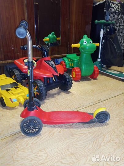 Самокат детский трехколесный бу