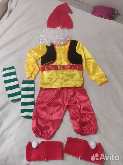 Новогодний костюм петрушка