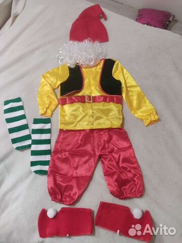 Новогодний костюм петрушка