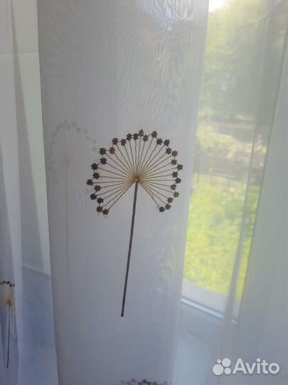 Тюль готовый.2м Высота 2.49