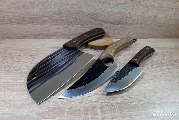 Комплект Сербский Нож Топор Тяпка