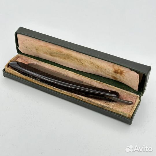 Бритва опасная с изображением моста, металл