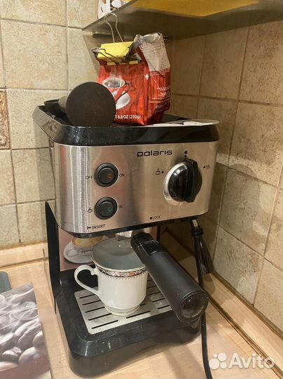 Кофемашина рожковая polaris