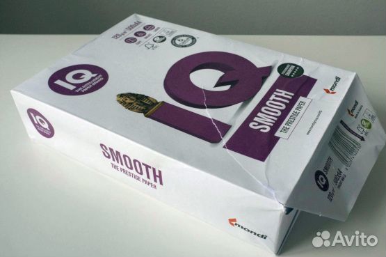 Бумага офисная А4, IQ smooth, Австрия, 170% (CIE)