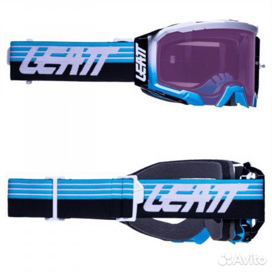 Маска кросс Leatt Velocity 5.5 с зеркальной линзой