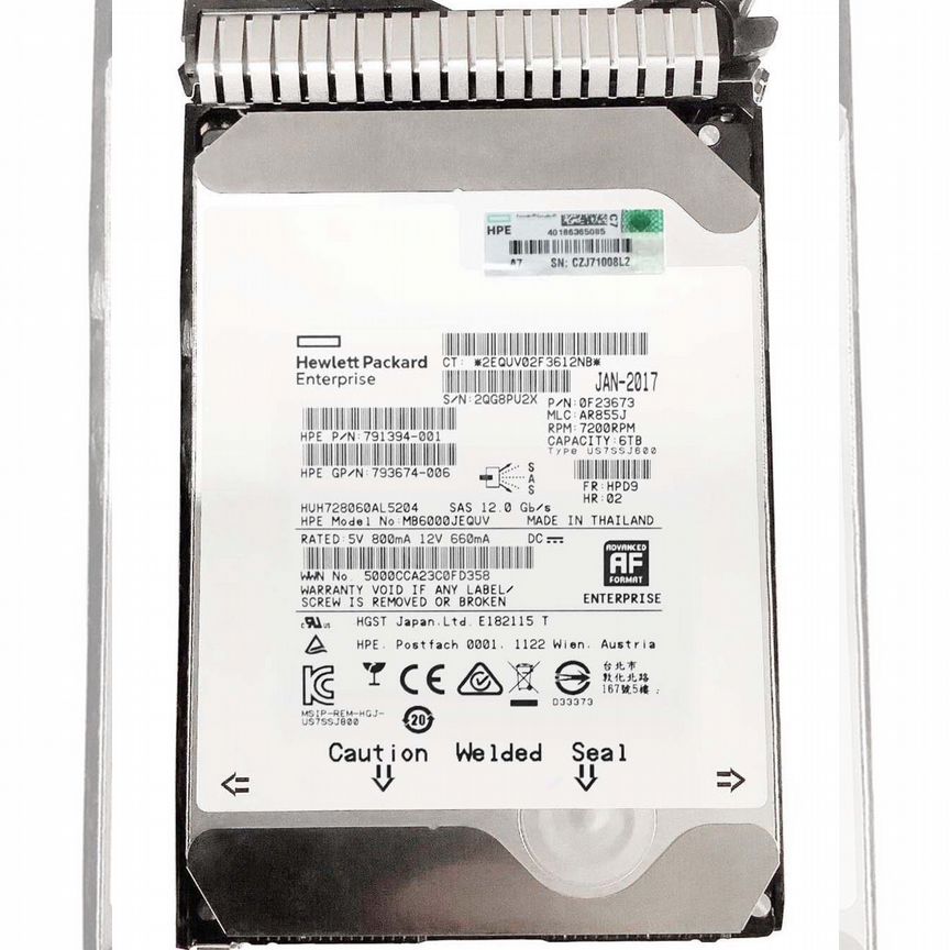 [STOREVIRTUAL] Жесткий Диск Hp Mb6000jequv 6tb Sas 3,5" Hdd Storevirtual