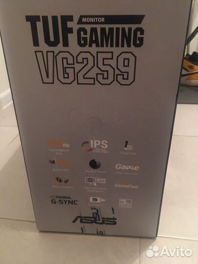 Монитор asus vg259qr 165 гц, гарантия
