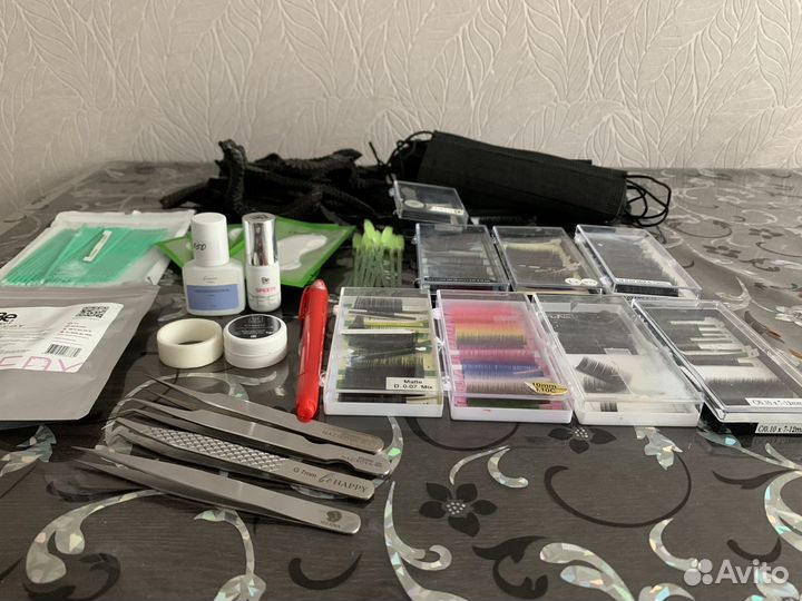 Материалы для наращивания ресниц бу