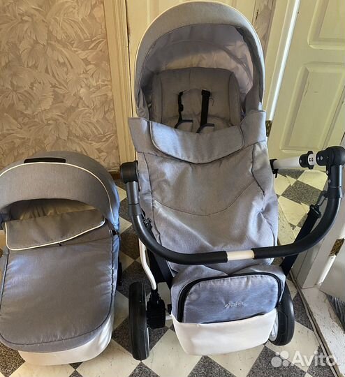 Коляска 2 в 1 Indigo Alpina