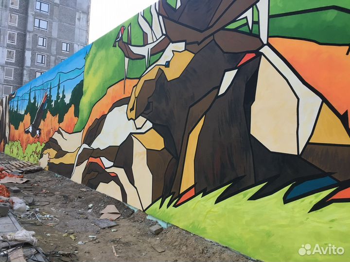 Роспись стен, роспись одежды