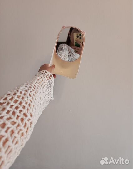 Кофта сетка вязаная