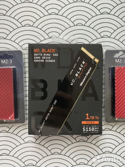 Новый SSD 1 TB nvme WD Black SN770