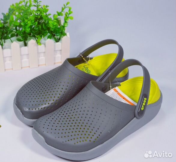 Кроксы LiteRide clog шлепанцы Crocs сабо